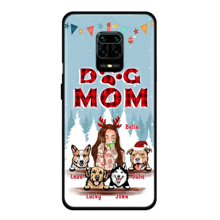 Custom Personalized Pet Mom Xmas Phone Case -  Upto 4 Pets - Best Gift For Dog/Cat Lover - Case For Xiaomi, Oppo And Huawei - 2T7CRT