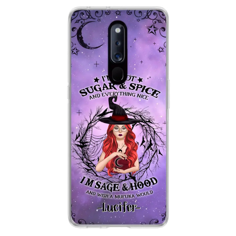 Personalized Witch Phone Case - Best Halloween Gift Idea - I'm Not Sugar And Spice - Case For Xiaomi, Oppo And Huawei - DFESX1