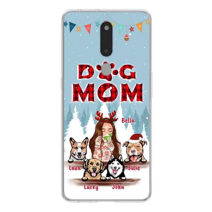 Custom Personalized Pet Mom Xmas Phone Case -  Upto 4 Pets - Best Gift For Dog/Cat Lover - Case For Xiaomi, Oppo And Huawei - 2T7CRT