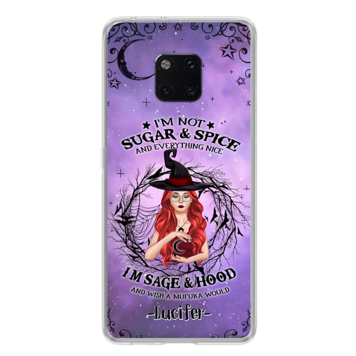 Custom Personalized Witch Phone Case - Best Halloween Gift Idea - I'm Not Sugar And Spice - Case For Xiaomi, Oppo And Huawei - DFESX1