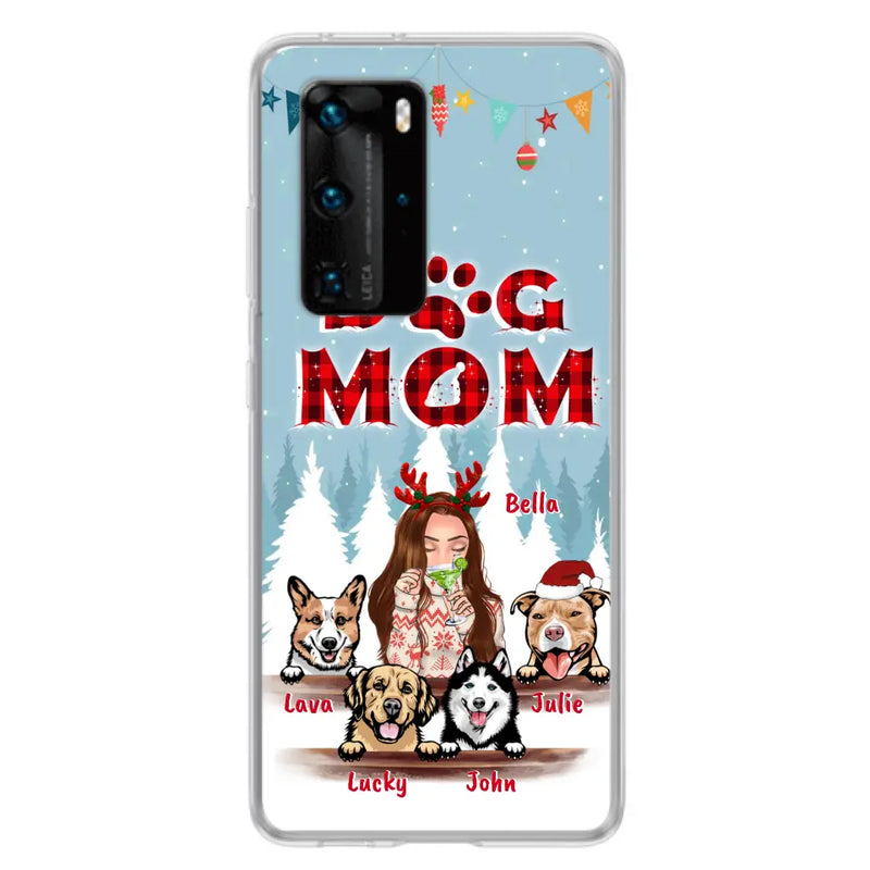 Personalized Pet Mom Xmas Phone Case - Up to 4 Pets - Best Gift For Dog/Cat Lover - Case For Xiaomi, Oppo And Huawei - 2T7CRT