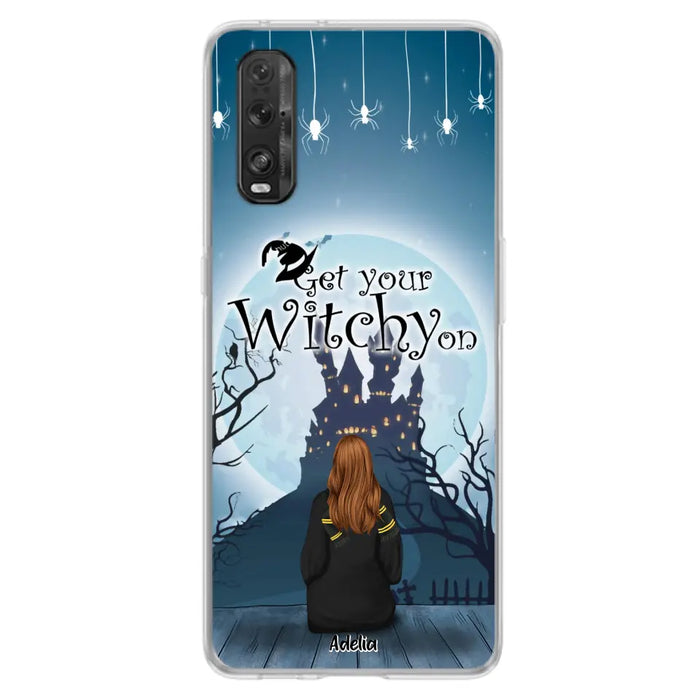 Custom Personalized Witch Phone Case - Upto 4 Witches - Best Gift For Friends - Get Your Witchy on - Case For Xiaomi, Oppo And Huawei