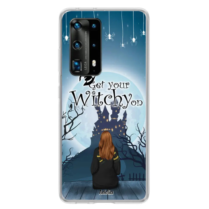 Custom Personalized Witch Phone Case - Upto 4 Witches - Best Gift For Friends - Get Your Witchy on - Case For Xiaomi, Oppo And Huawei