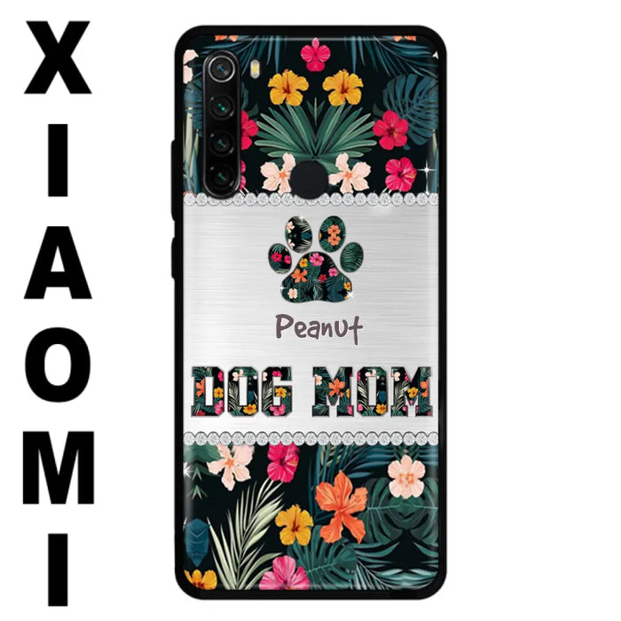 Personalized Custom Phone Case Dog Mom Met Pattern - Gifts Idea For Dog Lover - Dog Mom - Case For Xiaomi, Huawei And Oppo