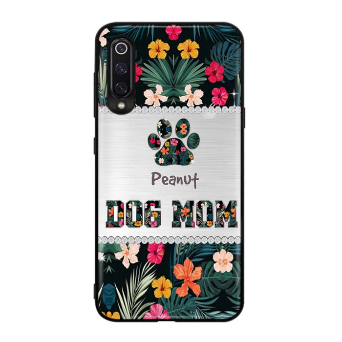 Personalized Custom Phone Case Dog Mom Met Pattern - Gifts Idea For Dog Lover - Dog Mom - Case For Xiaomi, Huawei And Oppo