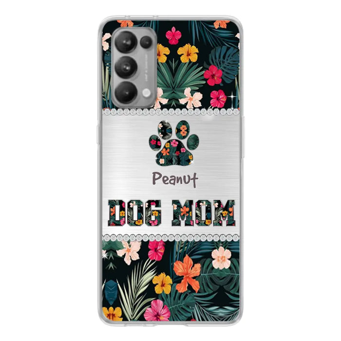 Personalized Custom Phone Case Dog Mom Met Pattern - Gifts Idea For Dog Lover - Dog Mom - Case For Xiaomi, Huawei And Oppo