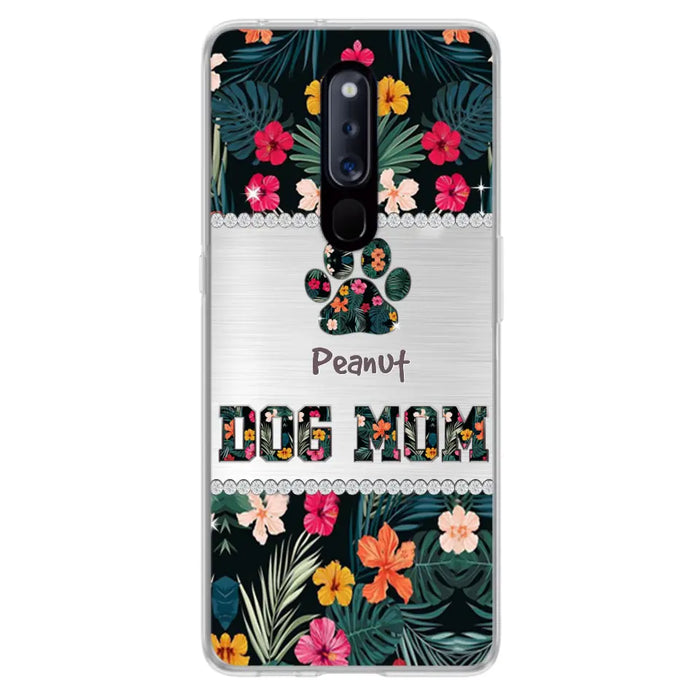 Personalized Custom Phone Case Dog Mom Met Pattern - Gifts Idea For Dog Lover - Dog Mom - Case For Xiaomi, Huawei And Oppo