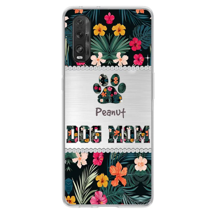 Personalized Custom Phone Case Dog Mom Met Pattern - Gifts Idea For Dog Lover - Dog Mom - Case For Xiaomi, Huawei And Oppo