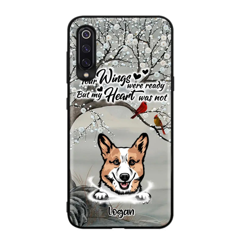 Personalized Memorial Dog Cat Phone Case - Up to 3 Pets - Best Gift For Dog/Cat Lover - Your Wings Were Ready But My Heart Was Not - Case For Xiaomi, Oppo And Huawei