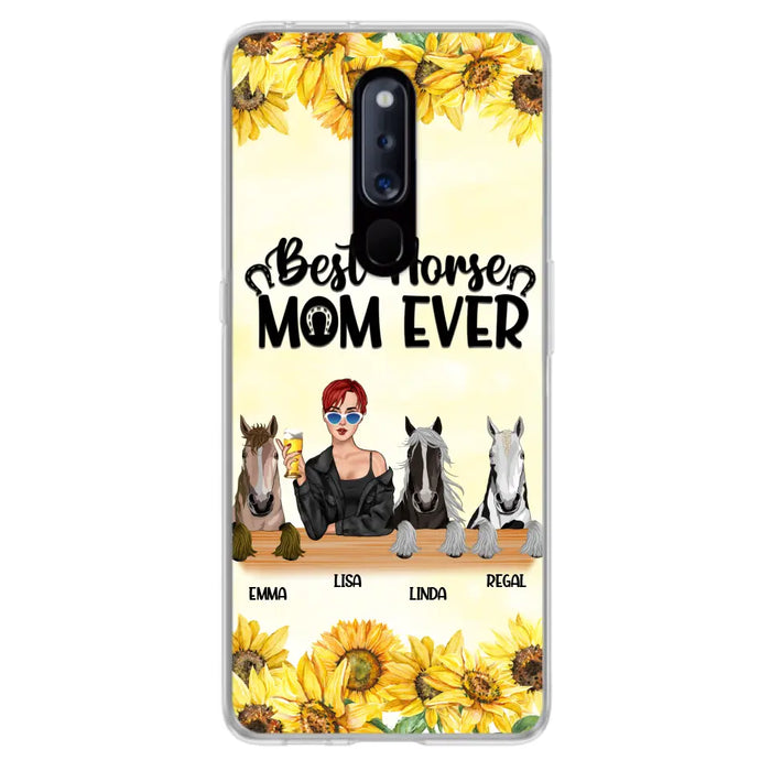 Custom Personalized Horse Mom Phone Case, Gift for Horse Lovers - Life Is Better With Horses