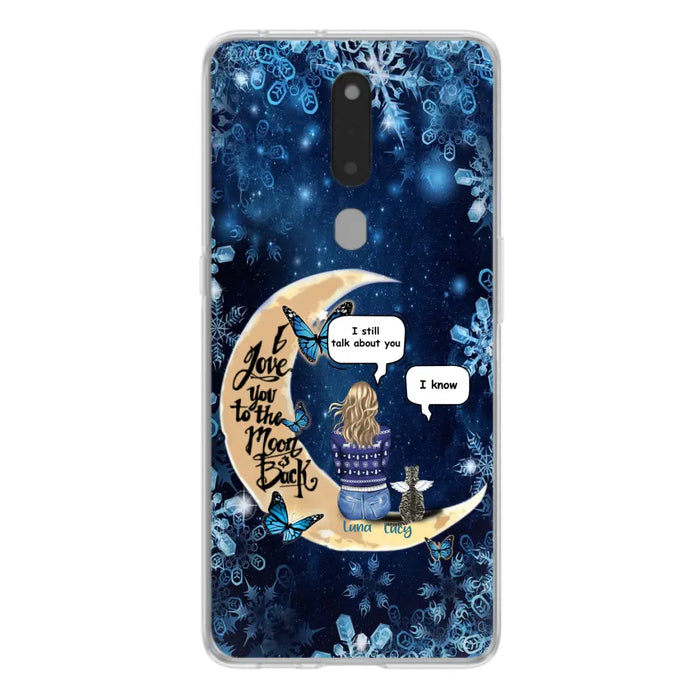 Custom Personalized Pet Mom Conversation Phone Case - Woman With Upto 4 Pets - Gift For Dog/ Cat Lover - Case For Xiaomi, Oppo And Huawei