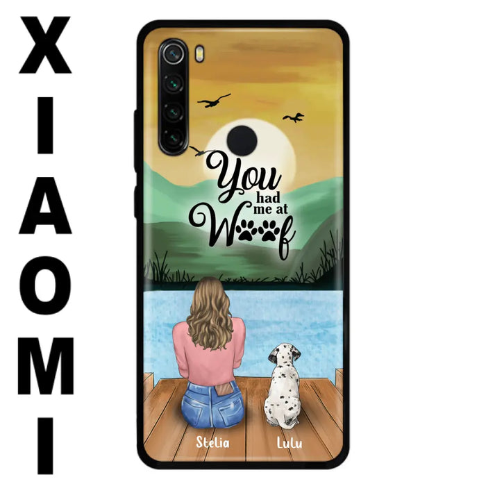 Custom Personalized Dog Mom Phone Case - Gifts For Dog Lover With Upto 4 Dogs - You Had Me At Woof - The New Version for iPhone 14 Series