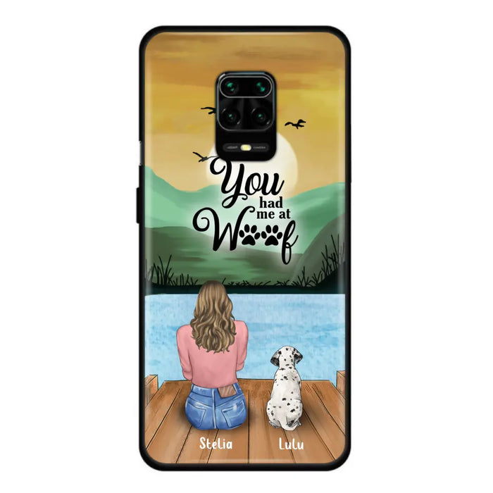 Custom Personalized Dog Mom Phone Case - Gifts For Dog Lover With Upto 4 Dogs - You Had Me At Woof - The New Version for iPhone 14 Series