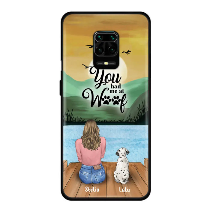 Custom Personalized Dog Mom Phone Case - Gifts For Dog Lover With Upto 4 Dogs - You Had Me At Woof - The New Version for iPhone 14 Series