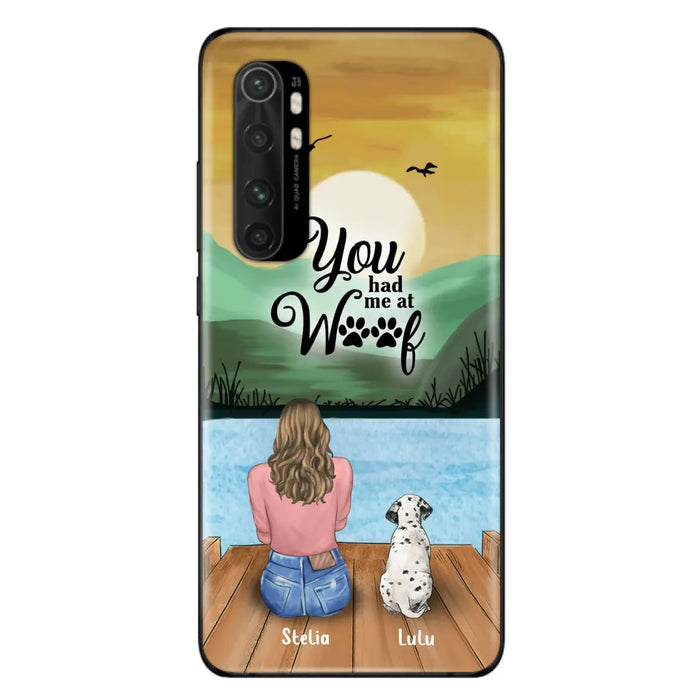 Custom Personalized Dog Mom Phone Case - Gifts For Dog Lover With Upto 4 Dogs - You Had Me At Woof - The New Version for iPhone 14 Series