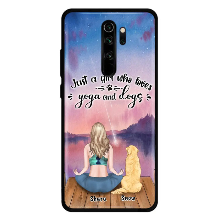 Custom Personalized Yoga Dog Mom Phone Case - Gift For Dog Lover - Case For Xiaomi, Oppo And Huawei