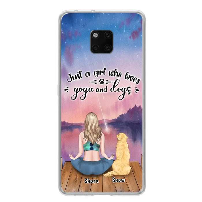 Custom Personalized Yoga Dog Mom Phone Case - Gift For Dog Lover - Case For Xiaomi, Oppo And Huawei