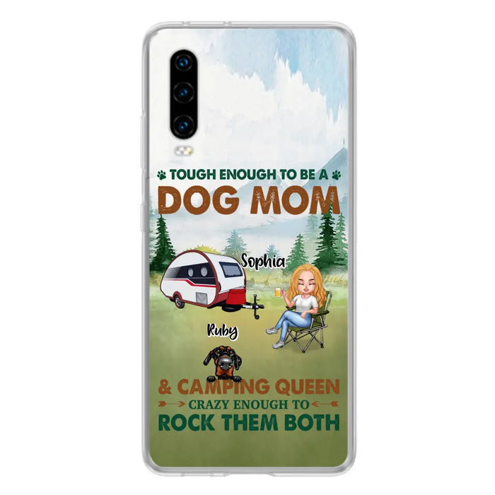 Custom Personalized Camping With Dogs Phone Case - Up to 5 Dogs - Best Gift For Dog Lovers - I Like Camping And Dogs And Maybe 3 People - Case For Xiaomi/Huawei/Oppo