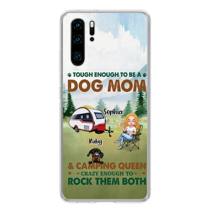 Custom Personalized Camping With Dogs Phone Case - Up to 5 Dogs - Best Gift For Dog Lovers - I Like Camping And Dogs And Maybe 3 People - Case For Xiaomi/Huawei/Oppo