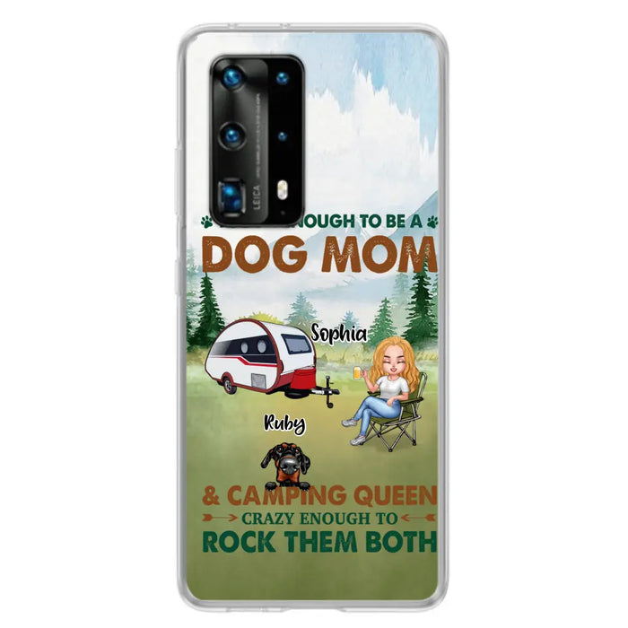 Custom Personalized Camping With Dogs Phone Case - Up to 5 Dogs - Best Gift For Dog Lovers - I Like Camping And Dogs And Maybe 3 People - Case For Xiaomi/Huawei/Oppo