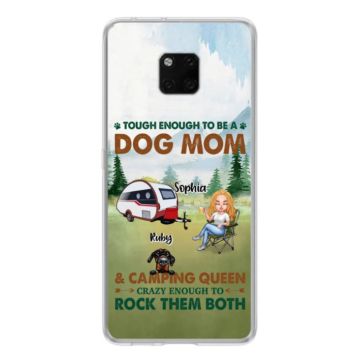 Custom Personalized Camping With Dogs Phone Case - Up to 5 Dogs - Best Gift For Dog Lovers - I Like Camping And Dogs And Maybe 3 People - Case For Xiaomi/Huawei/Oppo