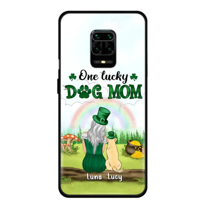 Custom Personalized Dog Mom Phone Case - Upto 4 Dogs - St. Patrick's Day Gift Idea For Dog Lover - Case For Xiaomi/Huawei/Oppo