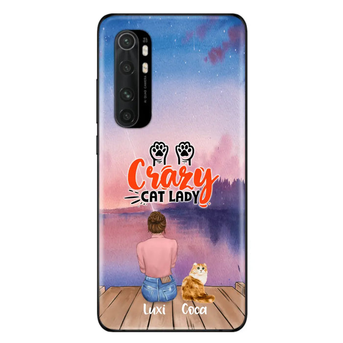 Custom Personalized Cat Mom Phone Case - Upto 5 Cats - Gift Idea For Cat Lover - Best Cat Mom Ever - Case For Xiaomi, Oppo And Huawei