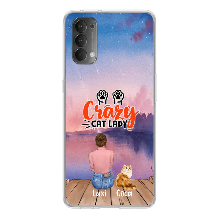 Custom Personalized Cat Mom Phone Case - Upto 5 Cats - Gift Idea For Cat Lover - Best Cat Mom Ever - Case For Xiaomi, Oppo And Huawei