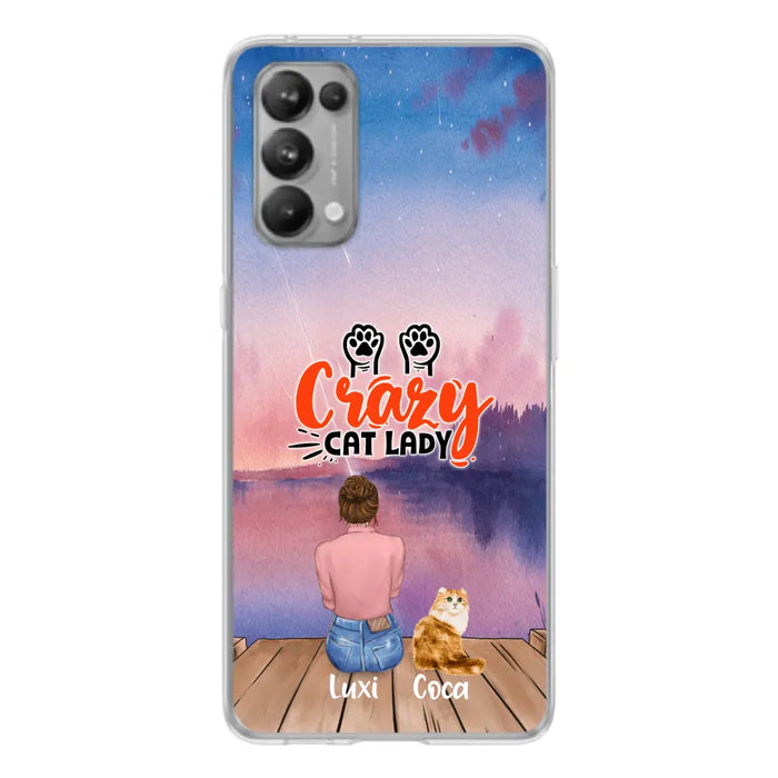 Custom Personalized Cat Mom Phone Case - Upto 5 Cats - Gift Idea For Cat Lover - Best Cat Mom Ever - Case For Xiaomi, Oppo And Huawei