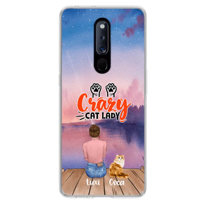 Custom Personalized Cat Mom Phone Case - Upto 5 Cats - Gift Idea For Cat Lover - Best Cat Mom Ever - Case For Xiaomi, Oppo And Huawei