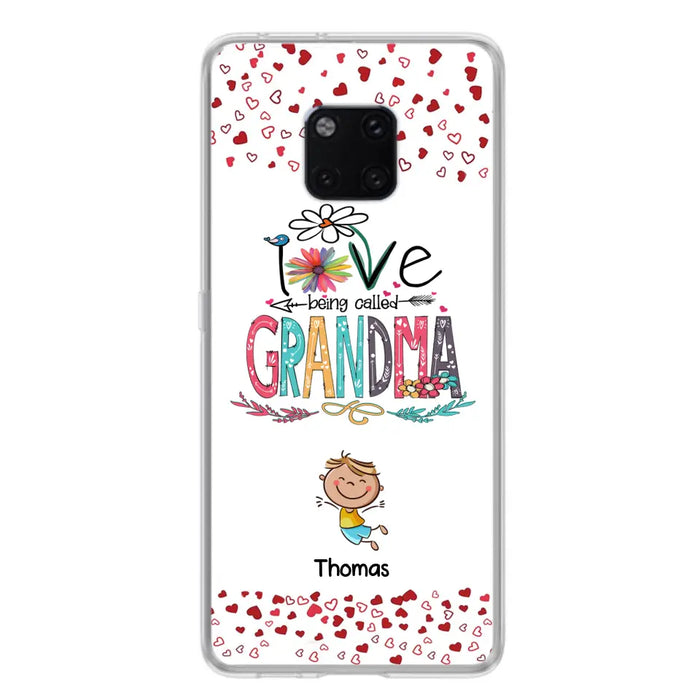 Custom Personalized Blessed To Be Called Nana Phone Case - Upto 5 Kids - Gift Idea For Nana/ Mama/Kids - Case For Xiaomi, Oppo And Huawei