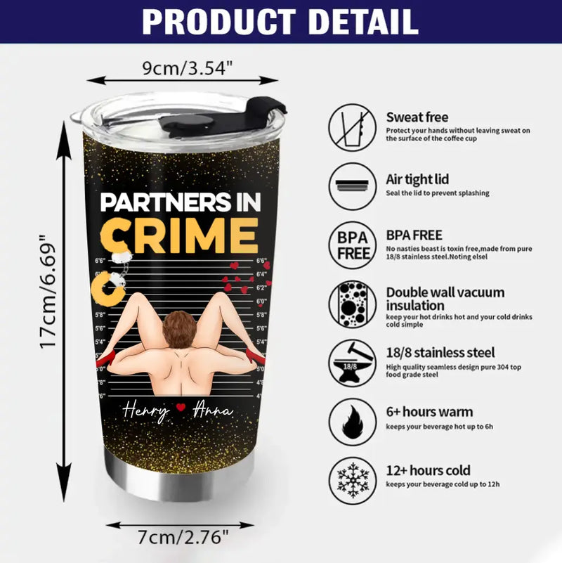 Personalized Couple Tumbler - Gift Idea For Him/Her - If It's Dirty Kinky Naughty, Messy Or Just Plain Wrong I Want To Do It With You