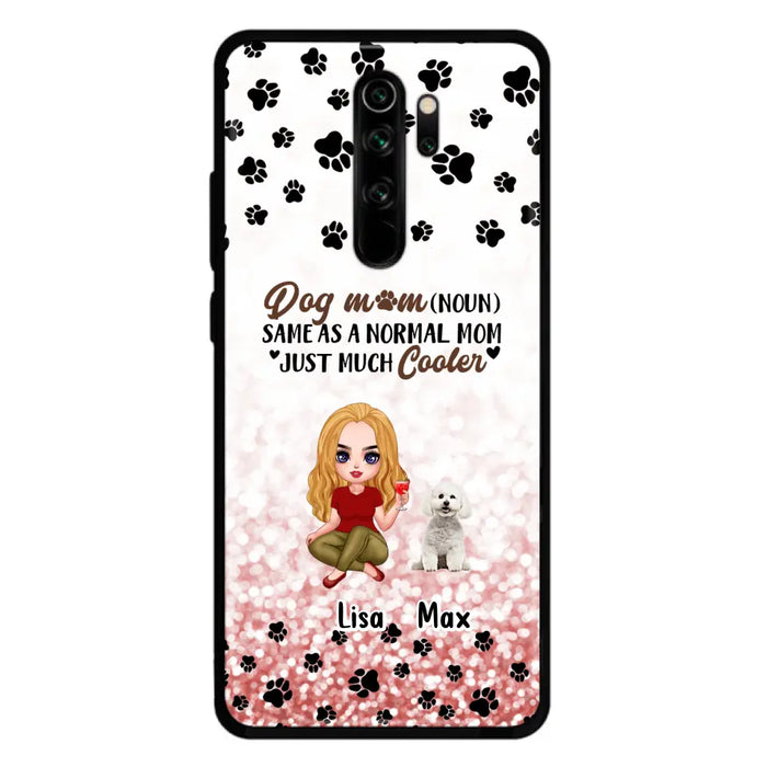 Custom Personalized Dog Mom Phone Case - Upto 6 Dogs - Best Gift For Dog Lover - Crazy Dog Mom - Case For Xiaomi/Huawei/Oppo