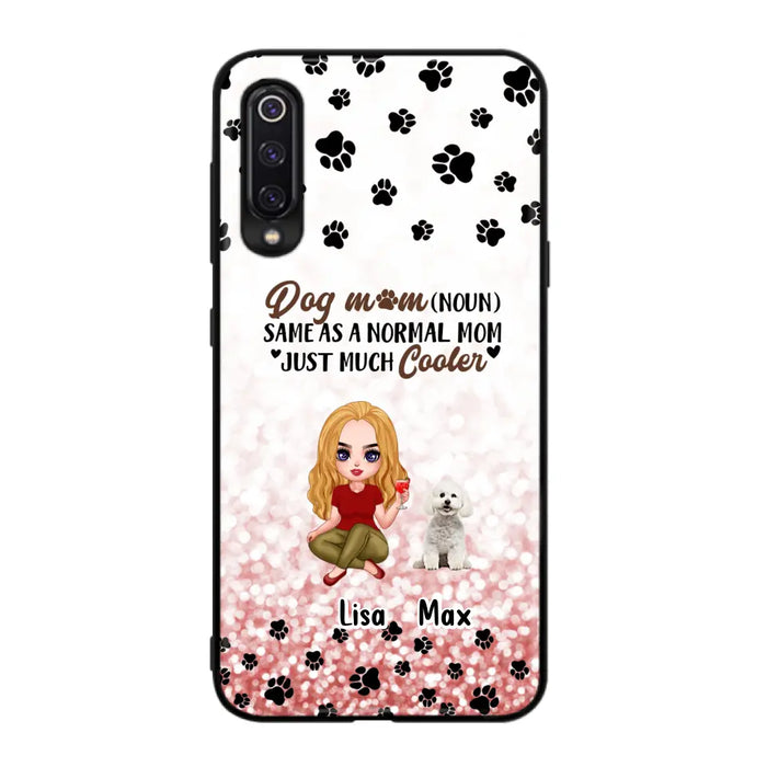 Custom Personalized Dog Mom Phone Case - Upto 6 Dogs - Best Gift For Dog Lover - Crazy Dog Mom - Case For Xiaomi/Huawei/Oppo