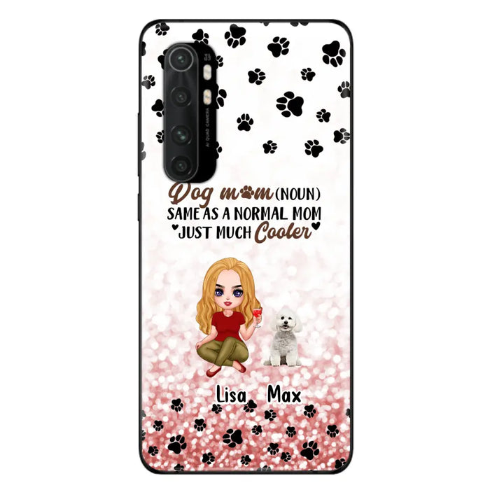 Custom Personalized Dog Mom Phone Case - Upto 6 Dogs - Best Gift For Dog Lover - Crazy Dog Mom - Case For Xiaomi/Huawei/Oppo