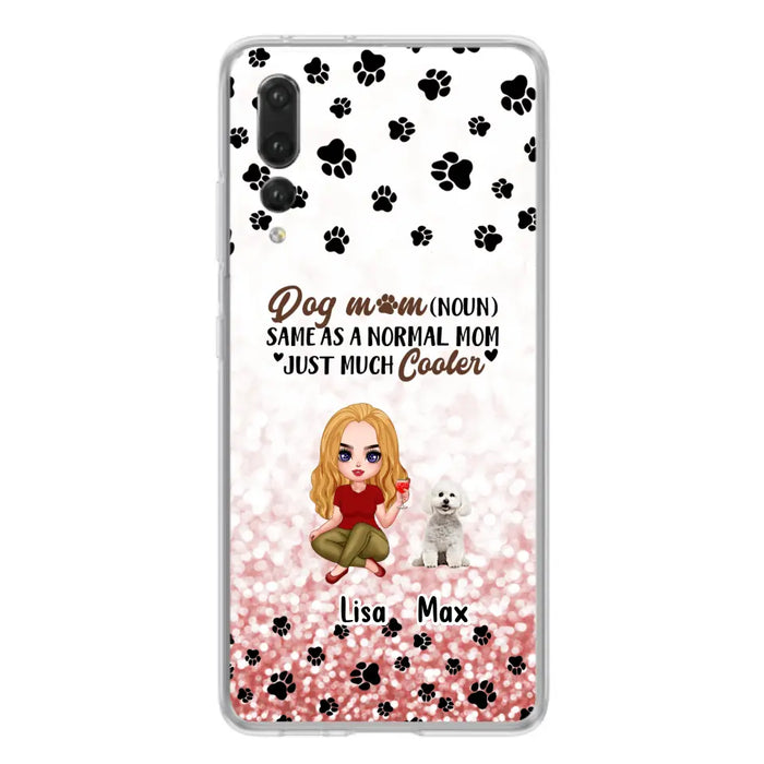 Custom Personalized Dog Mom Phone Case - Upto 6 Dogs - Best Gift For Dog Lover - Crazy Dog Mom - Case For Xiaomi/Huawei/Oppo