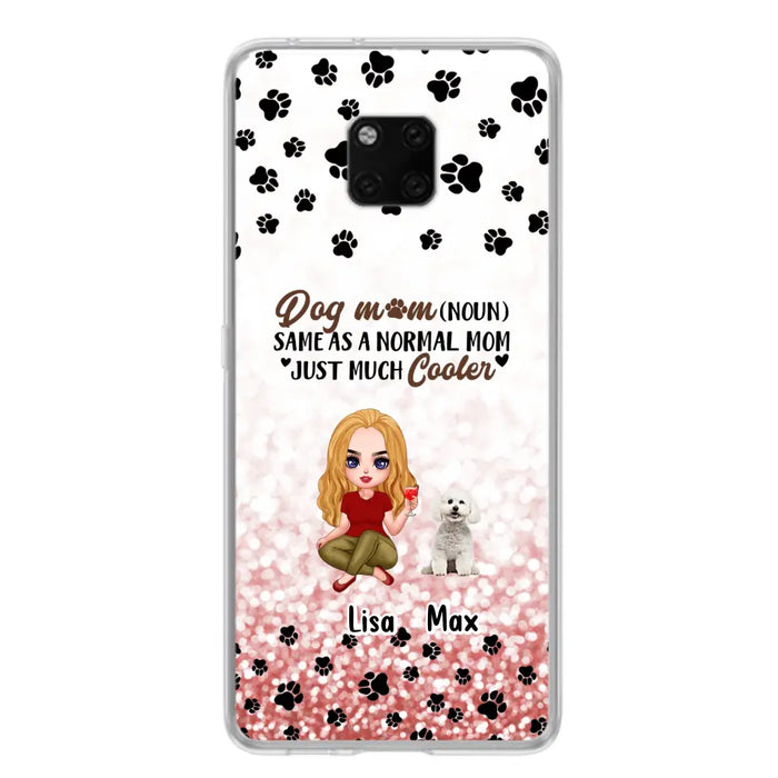 Custom Personalized Dog Mom Phone Case - Upto 6 Dogs - Best Gift For Dog Lover - Crazy Dog Mom - Case For Xiaomi/Huawei/Oppo