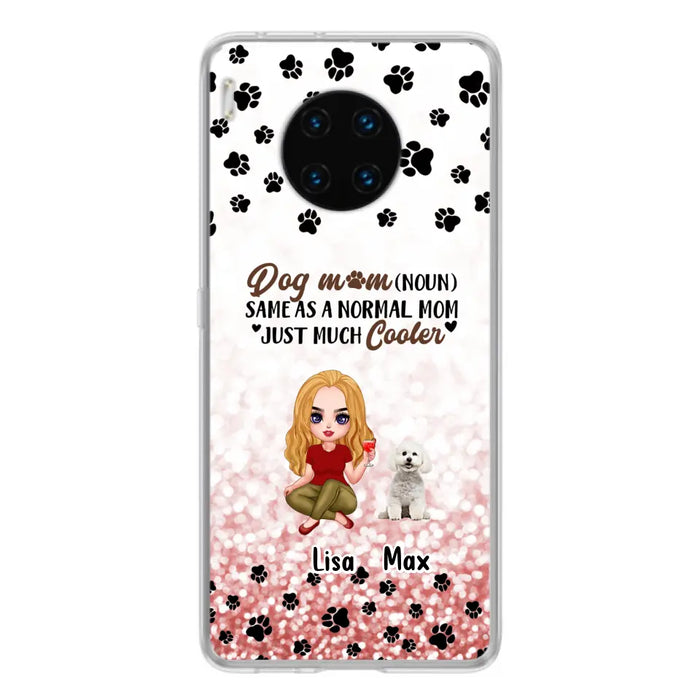 Custom Personalized Dog Mom Phone Case - Upto 6 Dogs - Best Gift For Dog Lover - Crazy Dog Mom - Case For Xiaomi/Huawei/Oppo