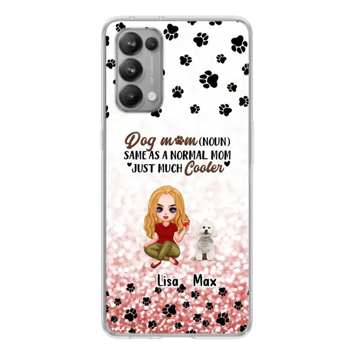 Custom Personalized Dog Mom Phone Case - Upto 6 Dogs - Best Gift For Dog Lover - Crazy Dog Mom - Case For Xiaomi/Huawei/Oppo