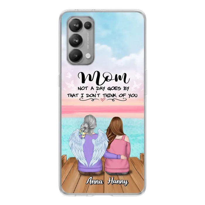 Custom Personalized Memorial Mom/ Dad Phone Case - Memorial Gift Idea - Not A Day Goes By That I Don't Think Of You - Case For Xiaomi, Oppo And Huawei