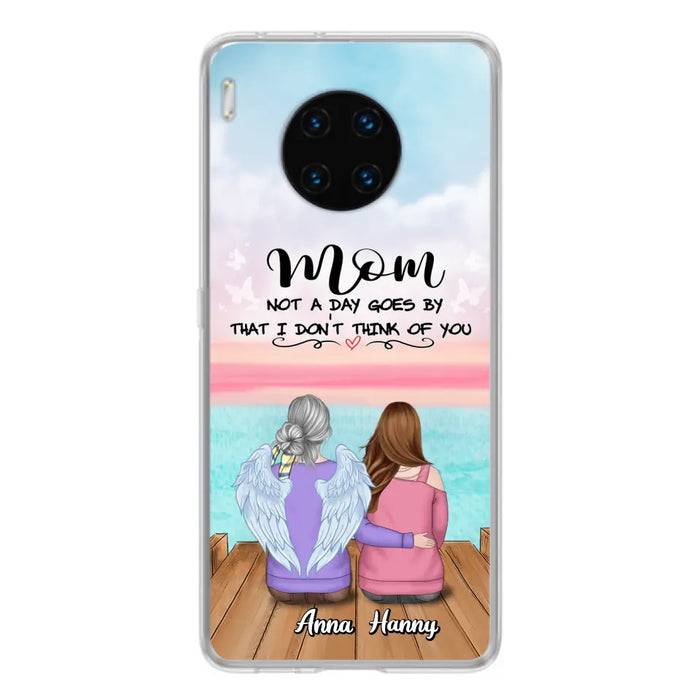 Custom Personalized Memorial Mom/ Dad Phone Case - Memorial Gift Idea - Not A Day Goes By That I Don't Think Of You - Case For Xiaomi, Oppo And Huawei