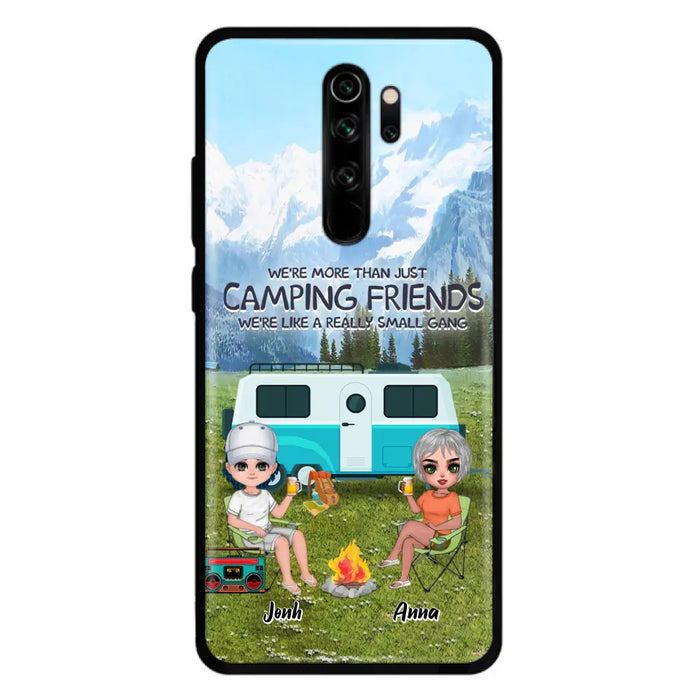 Custom Personalized Mountain Camping Friends Phone Case - Upto 8 People - Best Gift For Camping Lovers - Case For Xiaomi, Oppo And Huawei