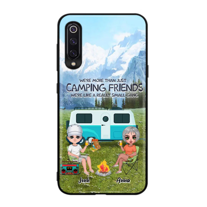 Custom Personalized Mountain Camping Friends Phone Case - Upto 8 People - Best Gift For Camping Lovers - Case For Xiaomi, Oppo And Huawei