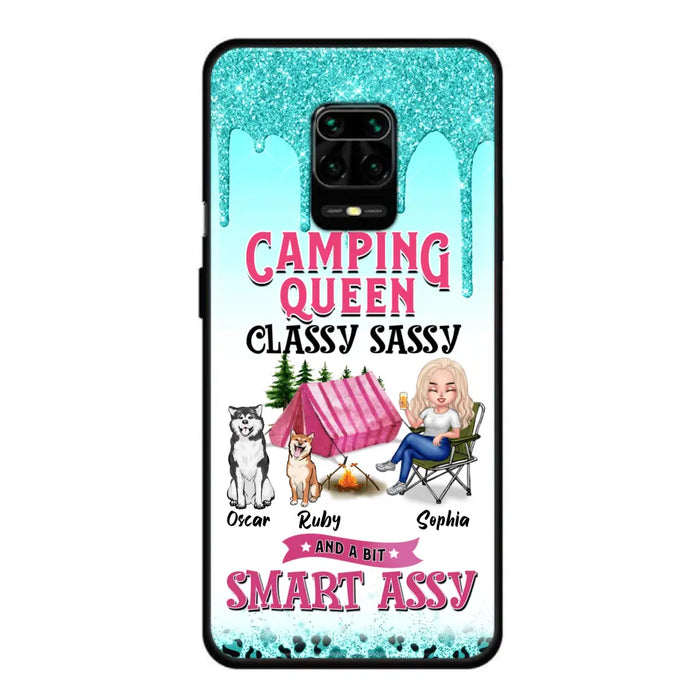 Custom Personalized Camping Huawei/Oppo/Xiaomi Case - Gift for Camping Lovers, Dog Mom - Camping Queen Dog Mom - Up to 2 Dogs - Camping Queen classy sassy and a bit smart