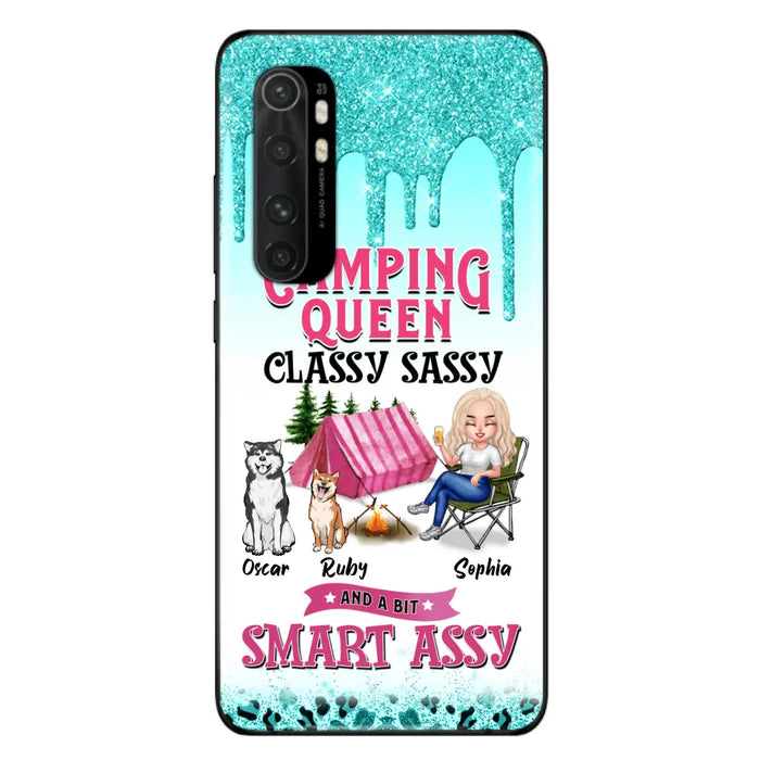 Custom Personalized Camping Huawei/Oppo/Xiaomi Case - Gift for Camping Lovers, Dog Mom - Camping Queen Dog Mom - Up to 2 Dogs - Camping Queen classy sassy and a bit smart