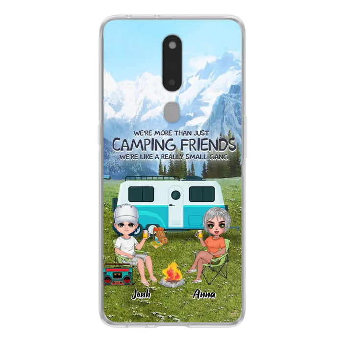 Custom Personalized Mountain Camping Friends Phone Case - Upto 8 People - Best Gift For Camping Lovers - Case For Xiaomi, Oppo And Huawei