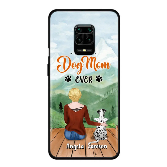 Custom Personalized Dog Mom Phone Case - Upto 5 Dogs - Gift Idea For Dog Lovers  - Dopest Dog Mom Ever - Case For Huawei/Xiaomi/Oppo