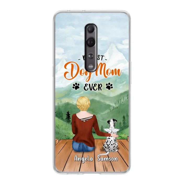 Custom Personalized Dog Mom Phone Case - Upto 5 Dogs - Gift Idea For Dog Lovers  - Dopest Dog Mom Ever - Case For Huawei/Xiaomi/Oppo