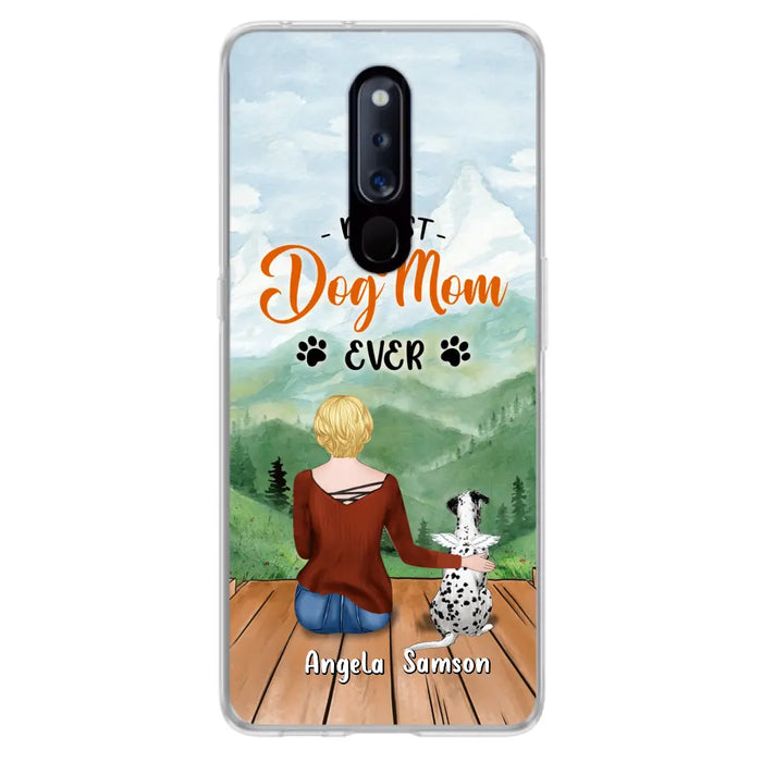 Custom Personalized Dog Mom Phone Case - Upto 5 Dogs - Gift Idea For Dog Lovers  - Dopest Dog Mom Ever - Case For Huawei/Xiaomi/Oppo