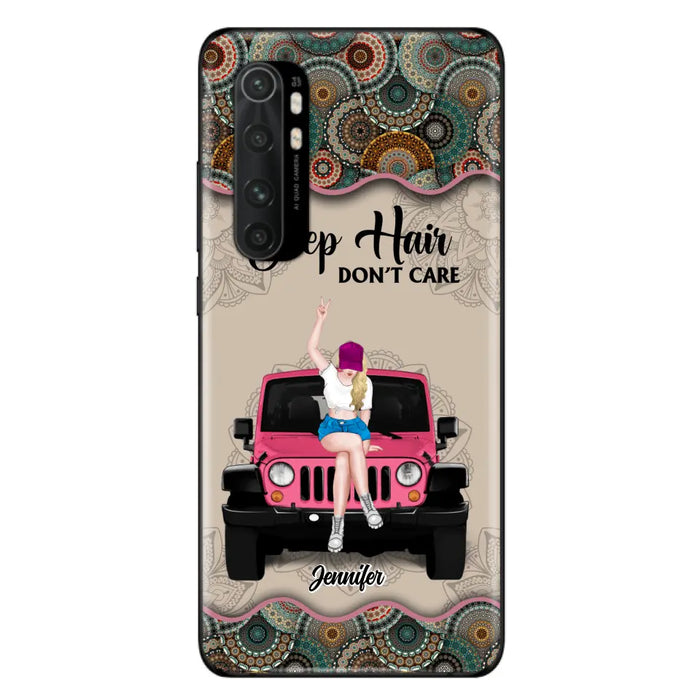 Custom Personalized Off-road Girl Phone Case - Upto 4 Dogs - Gift Idea For Dog/Off-road Lovers - Case for Xiaomi, Huawei & Oppo